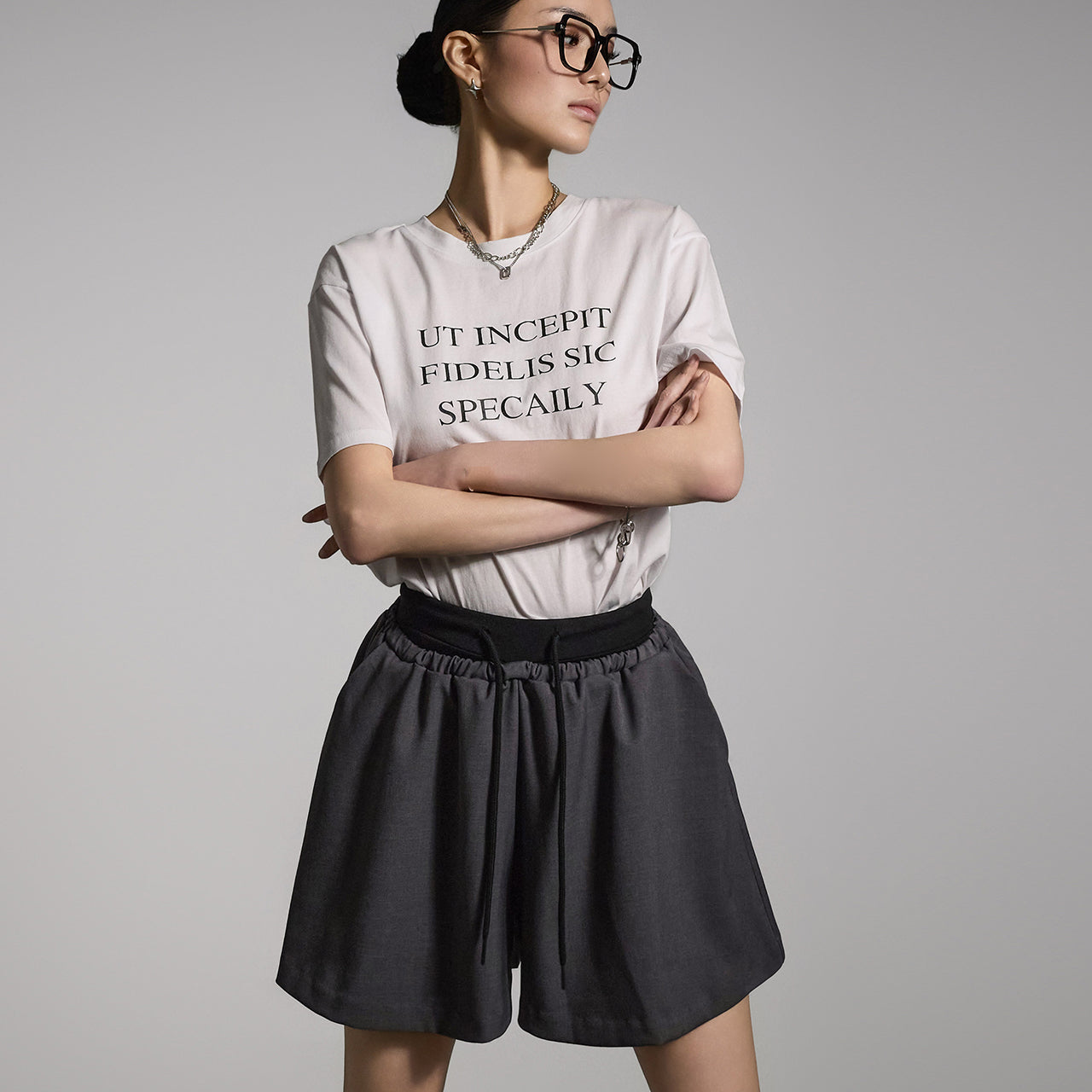 E3730 Printed Short-Sleeved T-Shirt