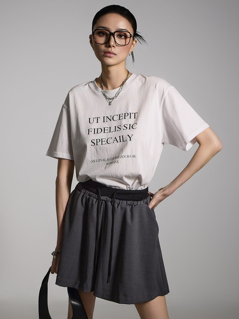 E3730 Printed Short-Sleeved T-Shirt