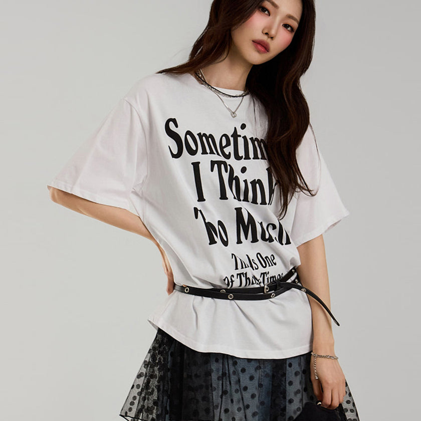 E3737 Printed Short-Sleeved T-Shirt