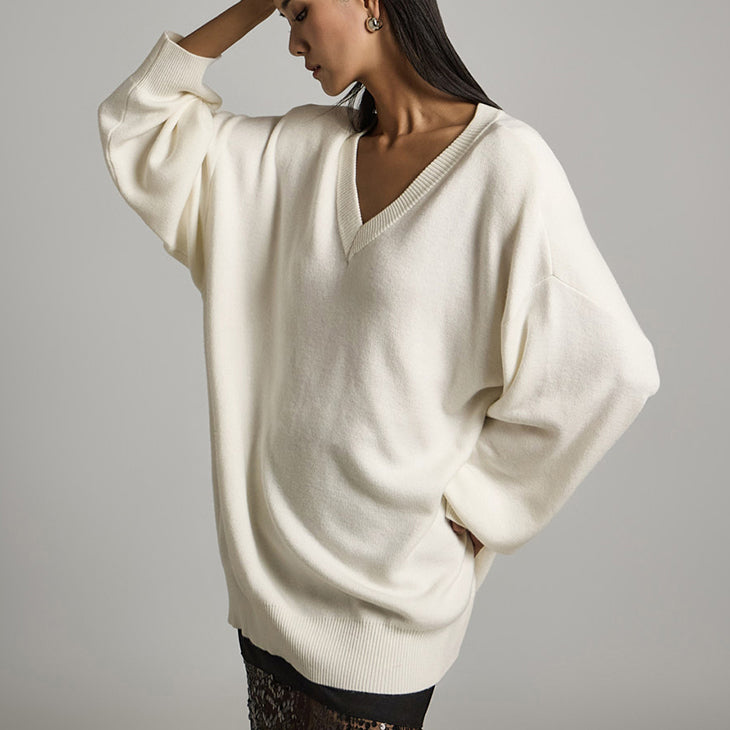 E3750 V-Neck Shoulder Pad Knit