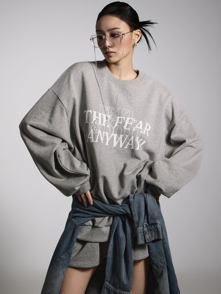 E3761 Printed Sweatshirt