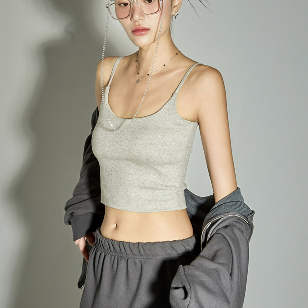 E3792 Inner Cap Sleeveless Top