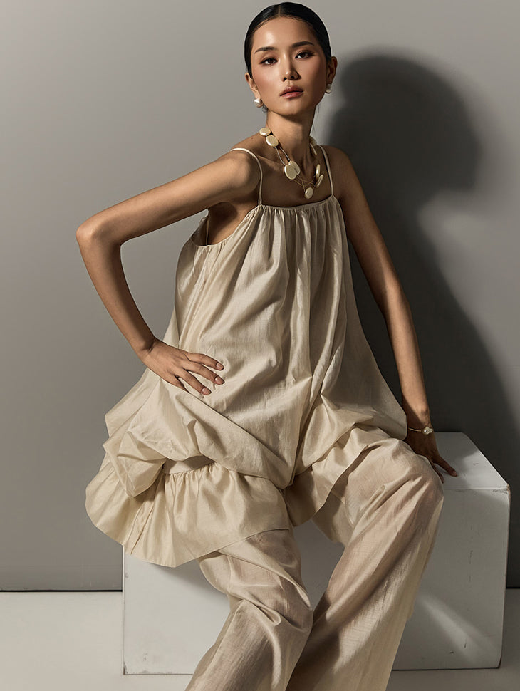 E3849 灯笼袖上衣