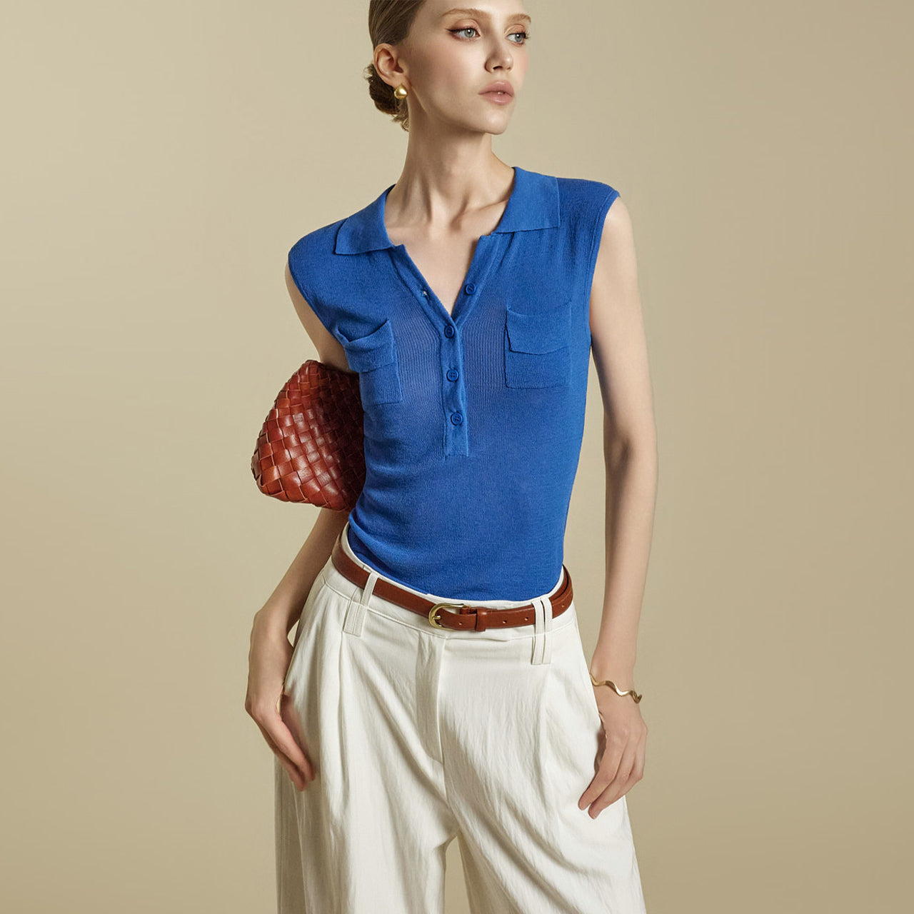 E3915 Linen Pocket Knit