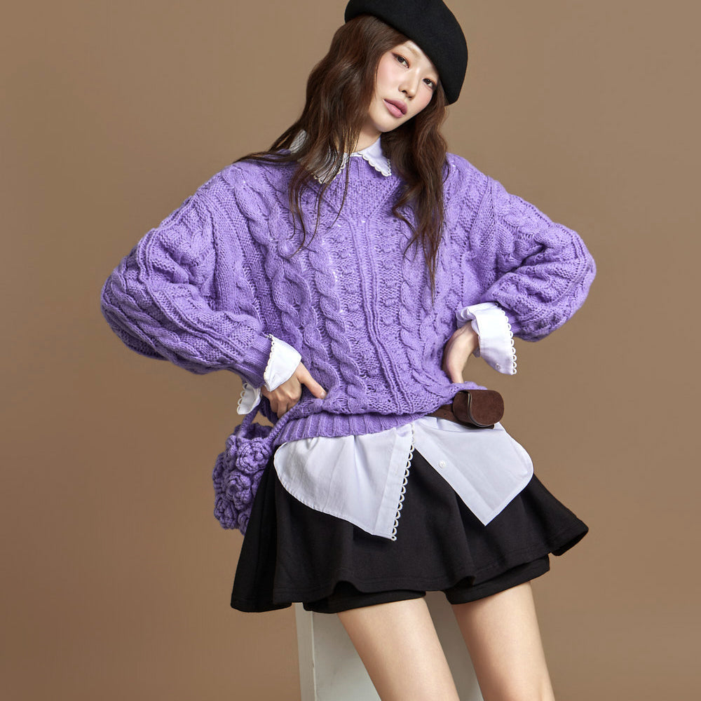 E4002 Knit with Mini Bag