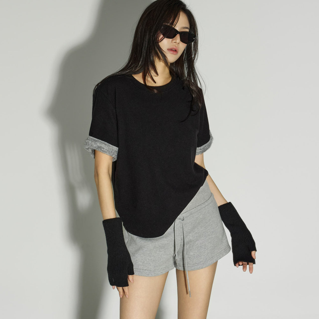 E4044 Solid Fleece Top