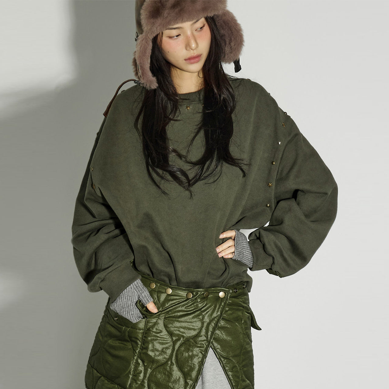 E4052 Quilted Fleece Sweatshirts