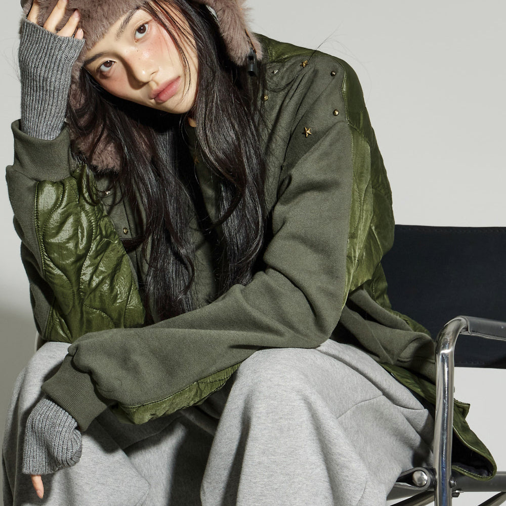 E4052 Quilted Fleece Sweatshirts