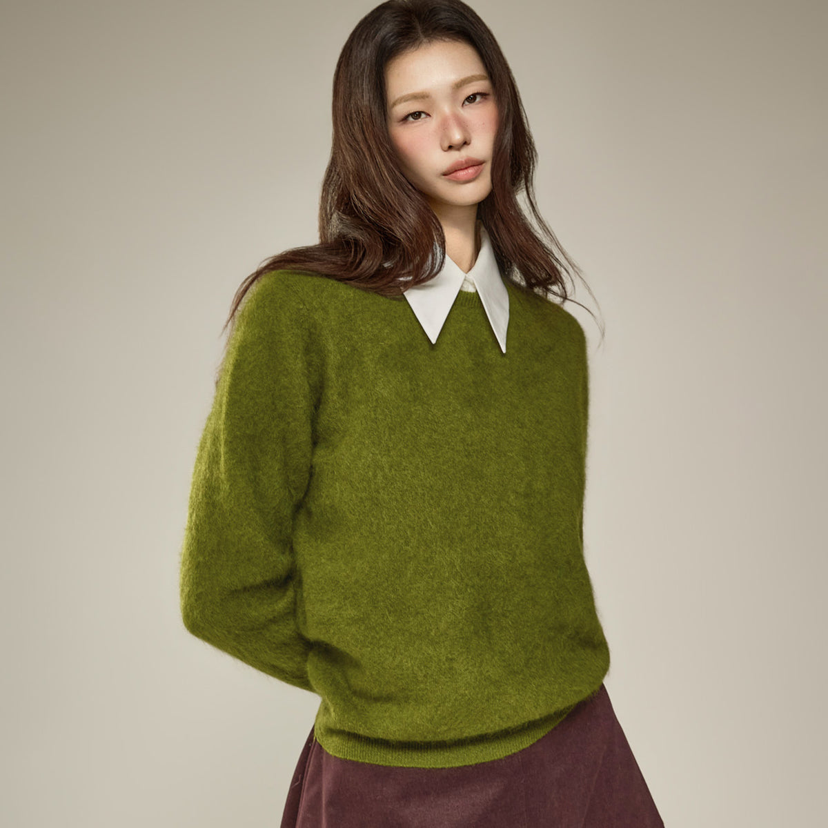 E4423 Wool Round Knit