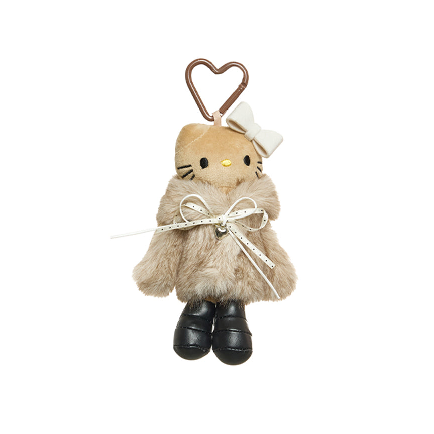 EC-258 Fur Cat Keychain