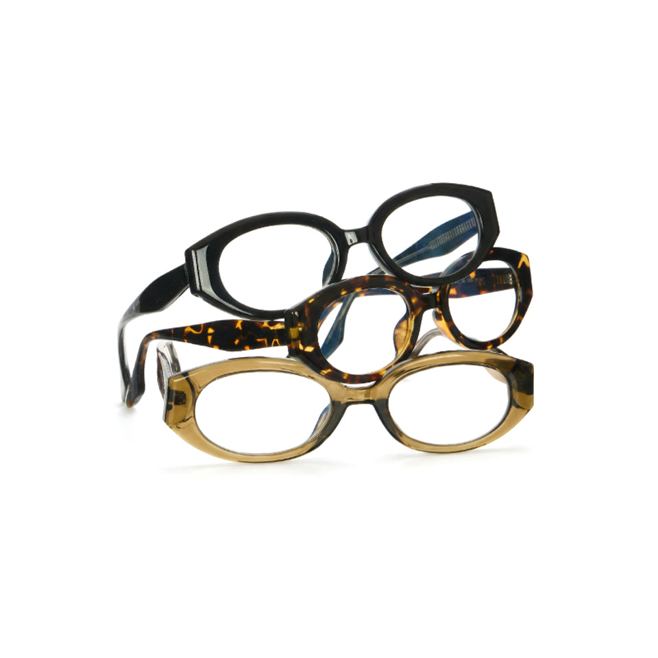 EW-265 Retro Oval Frame Eyewear