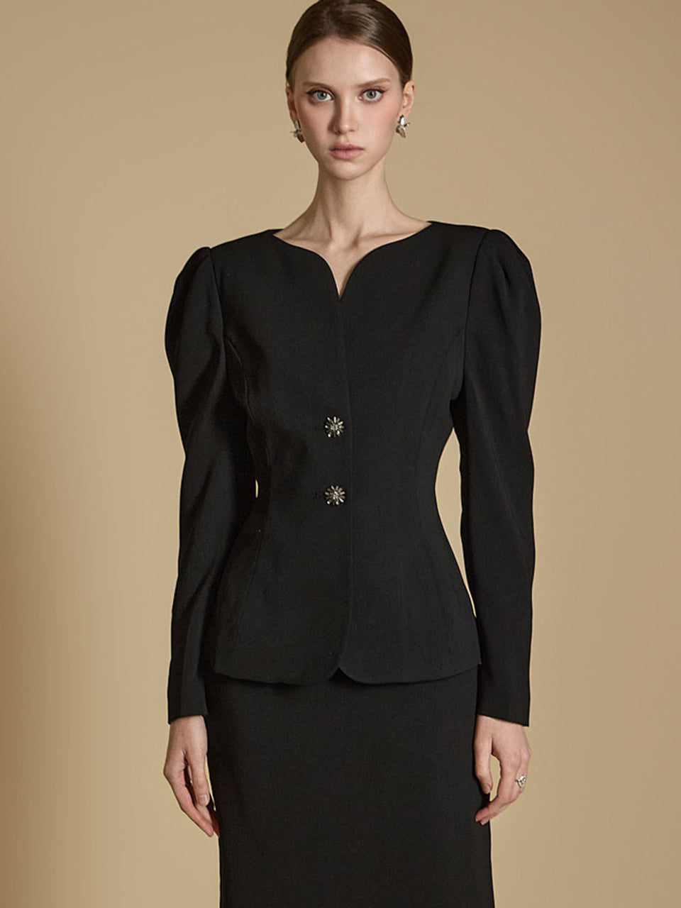 J2632 心形领夹克