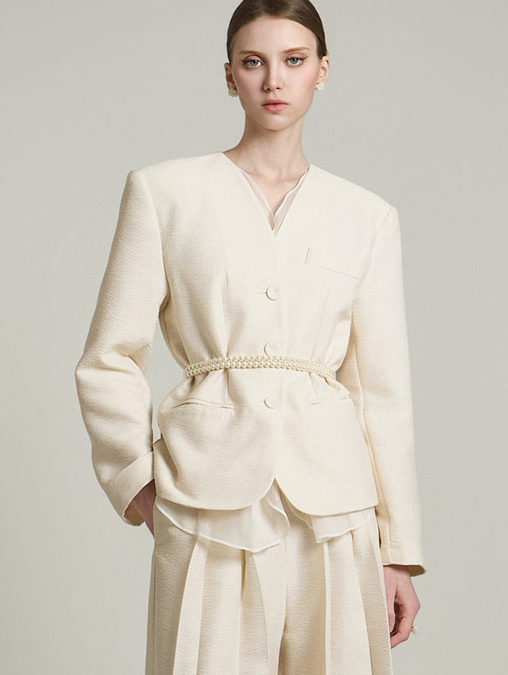 J2671 薄纱分层夹克