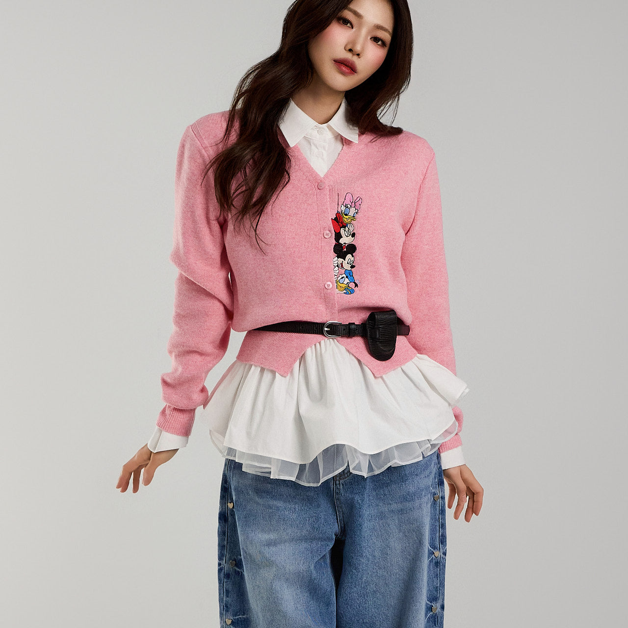 J2693 ニットカーディガン