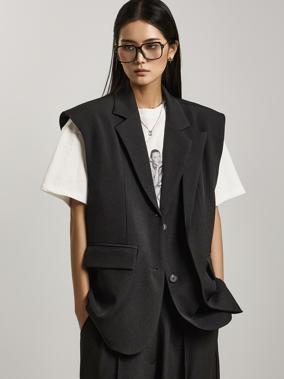 J2705 ダブルカラーベスト