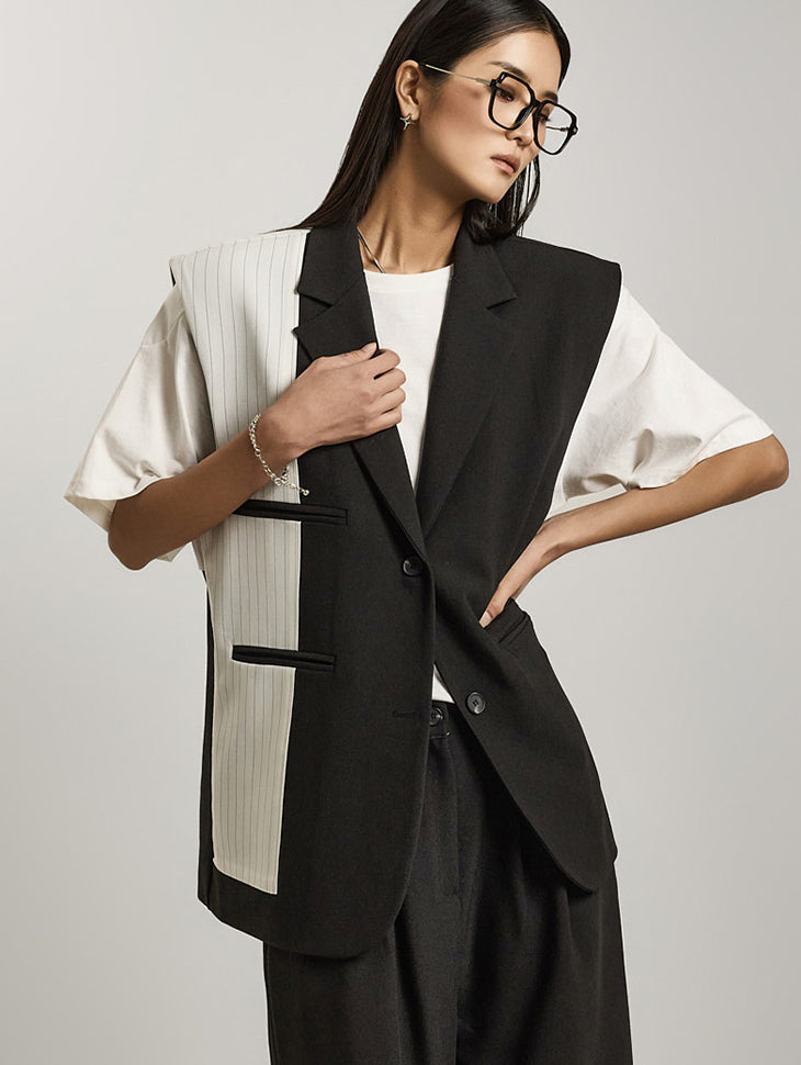 J2711 コントラストカラーベスト