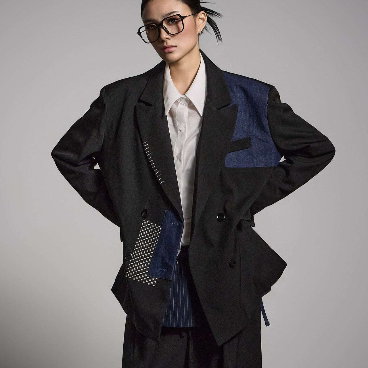 J2715 Denim Patch Jacket