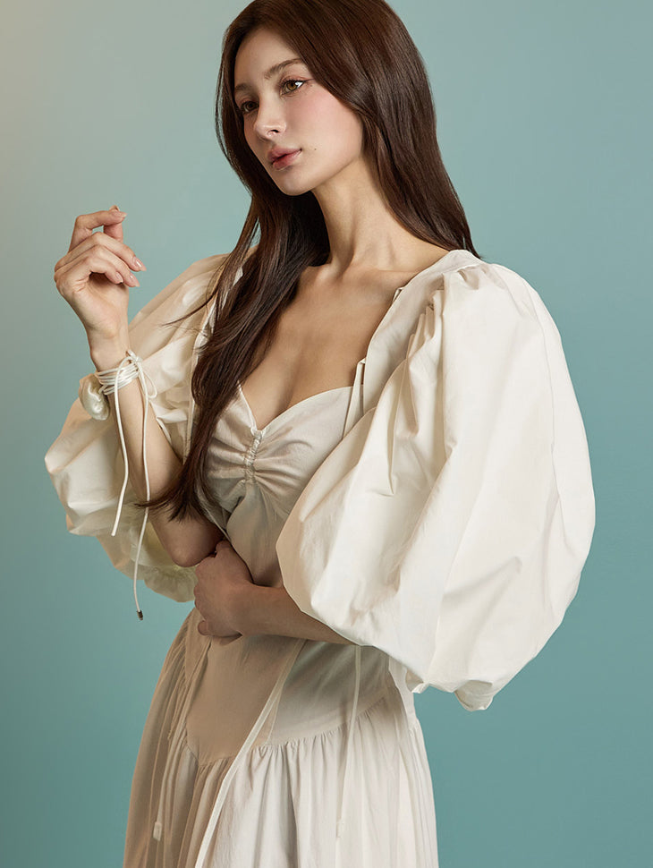 J2764 泡泡袖短上衣