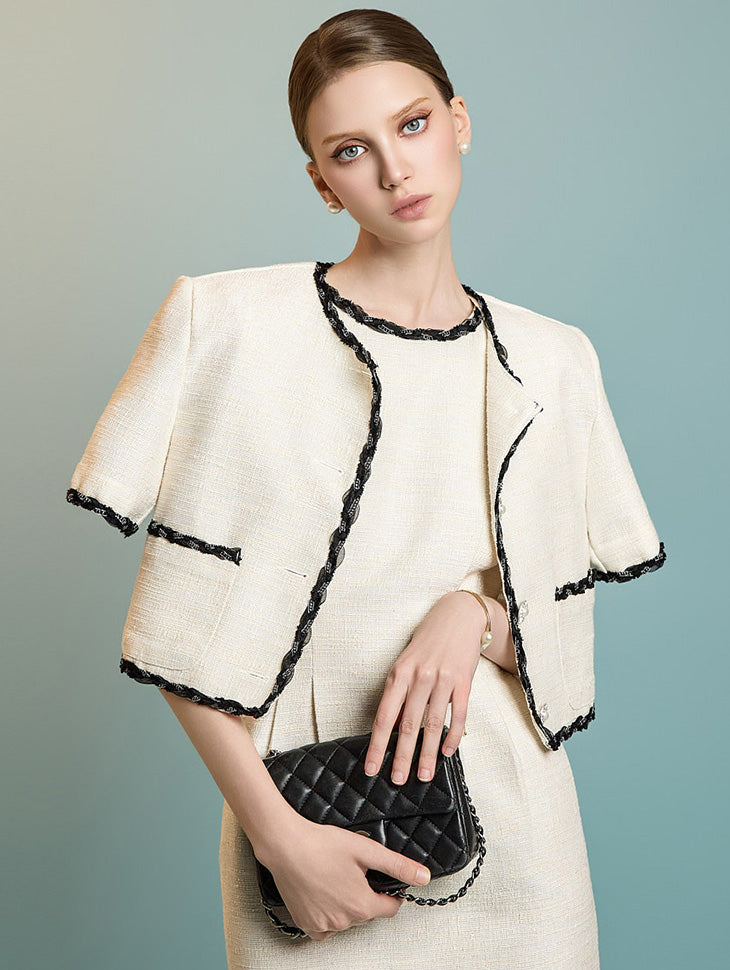 J2790 粗花呢夹克