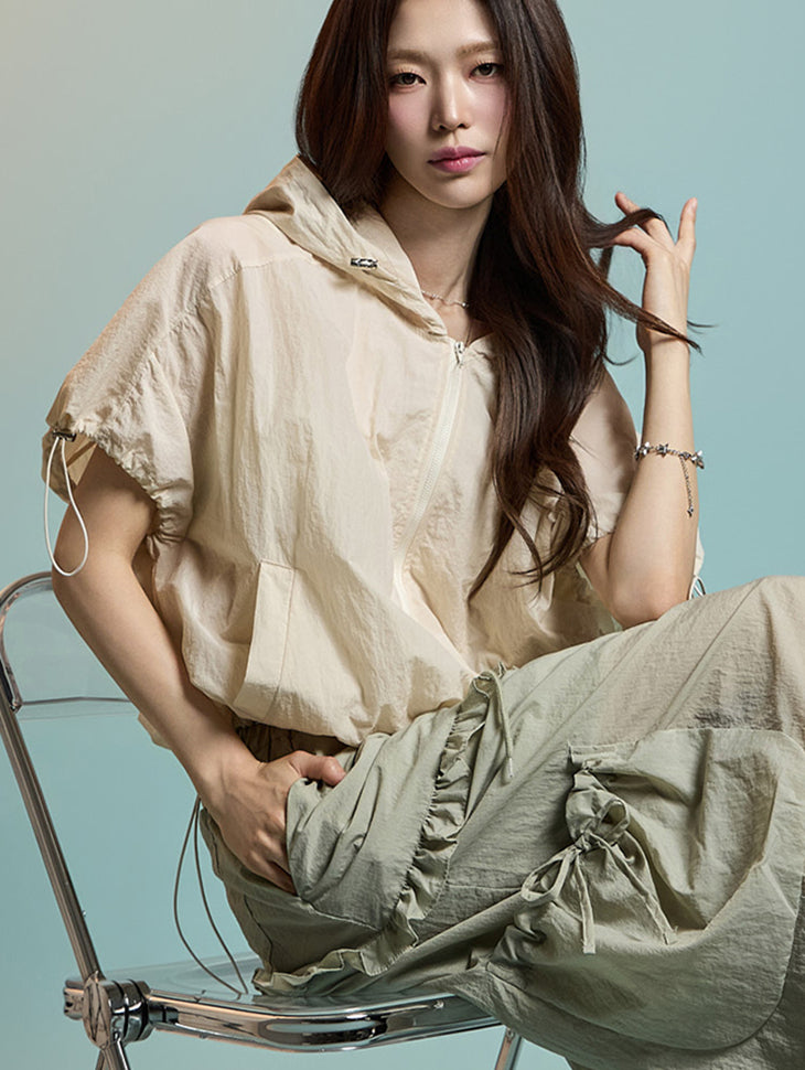 J2792 ウィンドブレーカー ジップアップ ジャケット