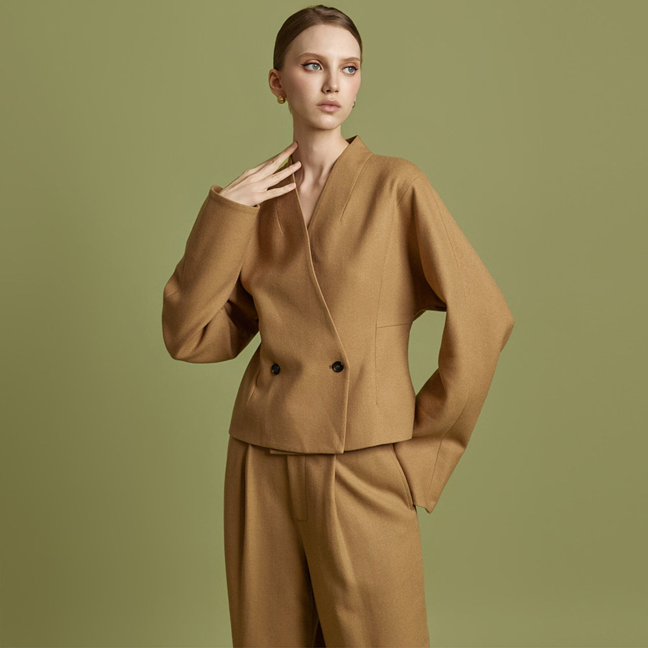 J2831 Collarless Jacket