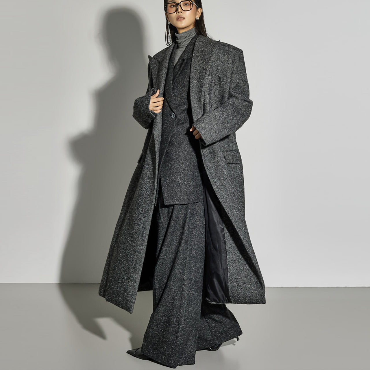J2918 Oversized Wool Coat