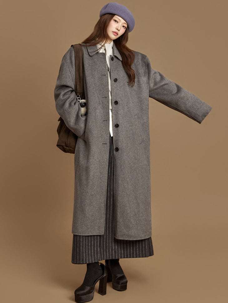 J2992 Handmade Wool Coat