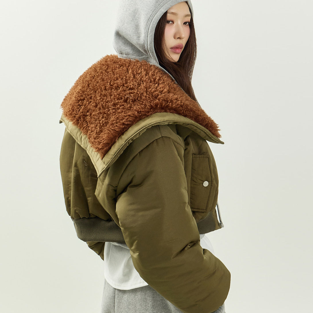 J3061 Wide Collar Jacket