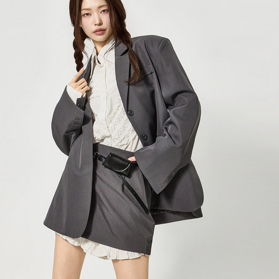 J3165 单扣修身夹克