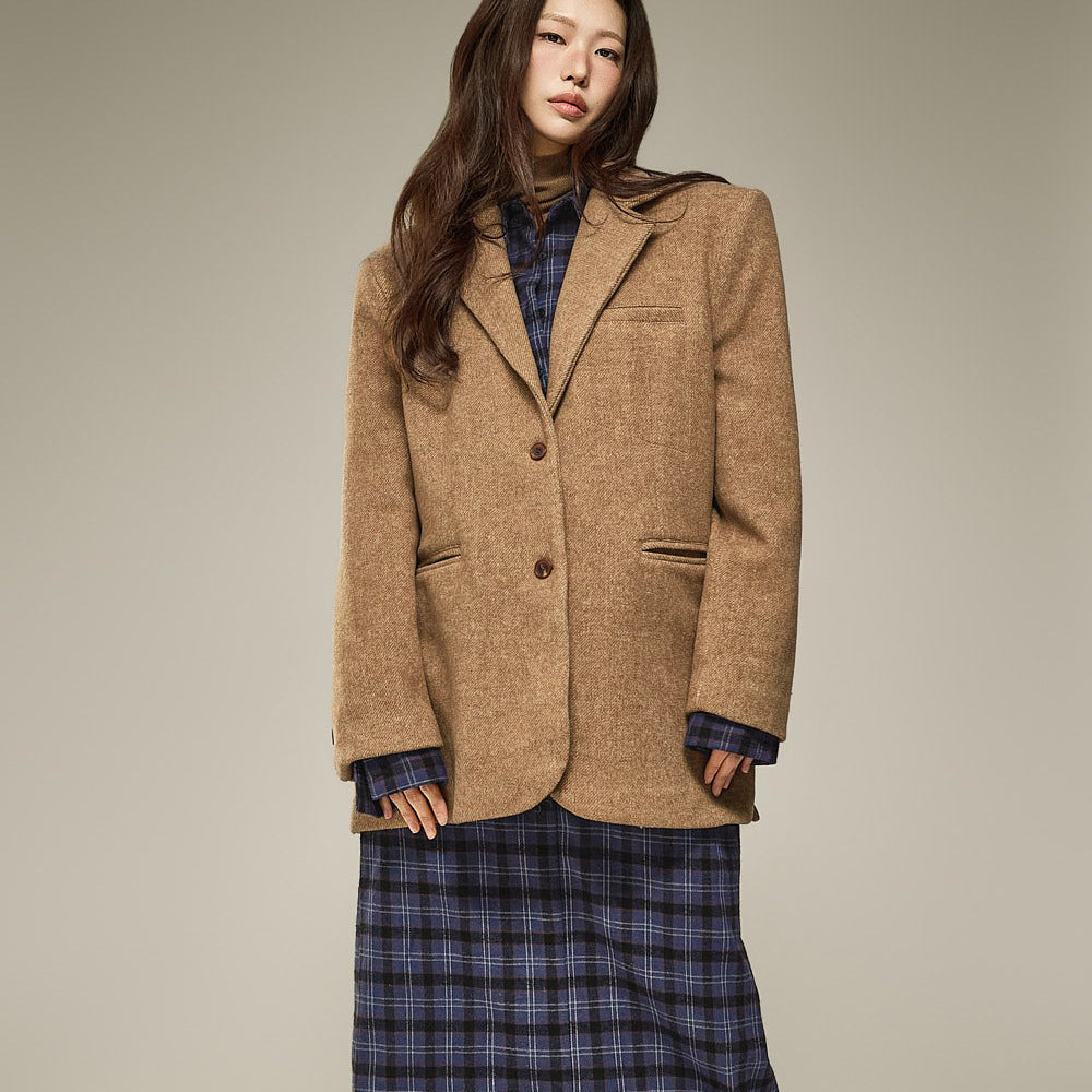 J3342 Wool Single Jacket