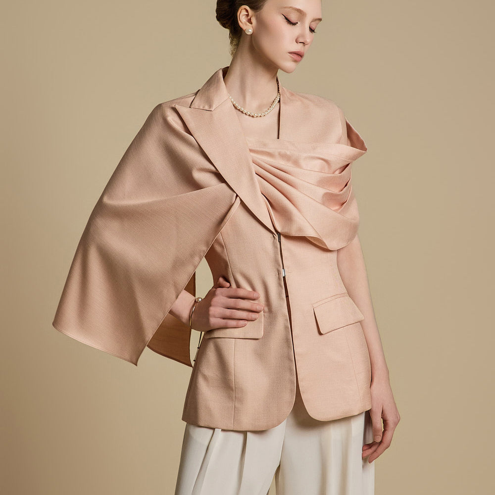 J9314 Shirring Muffler Jacket