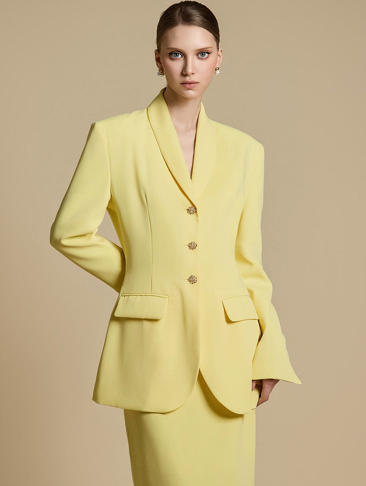 J9315 Three Button Jacket