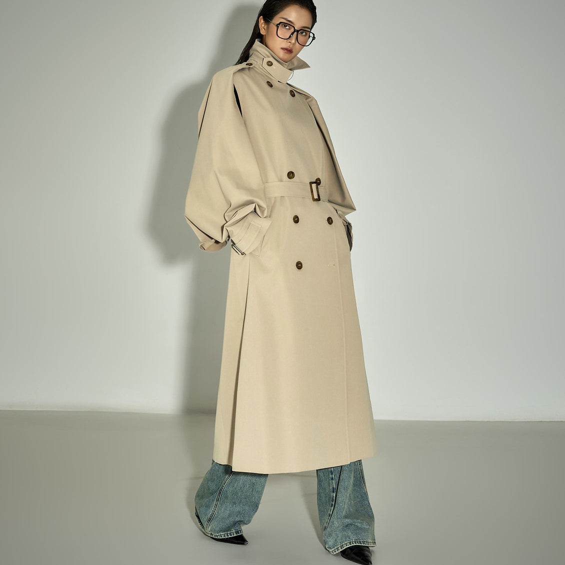 J9316 Trench Coat with Belt