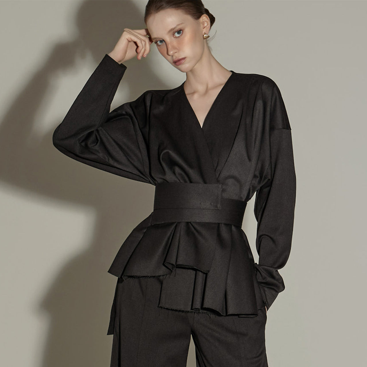 J9321 Jacket with Belt