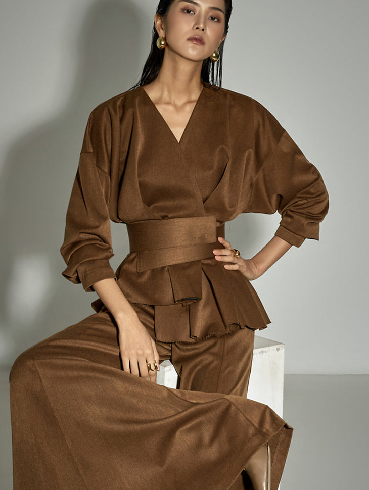 J9321 Jacket with Belt