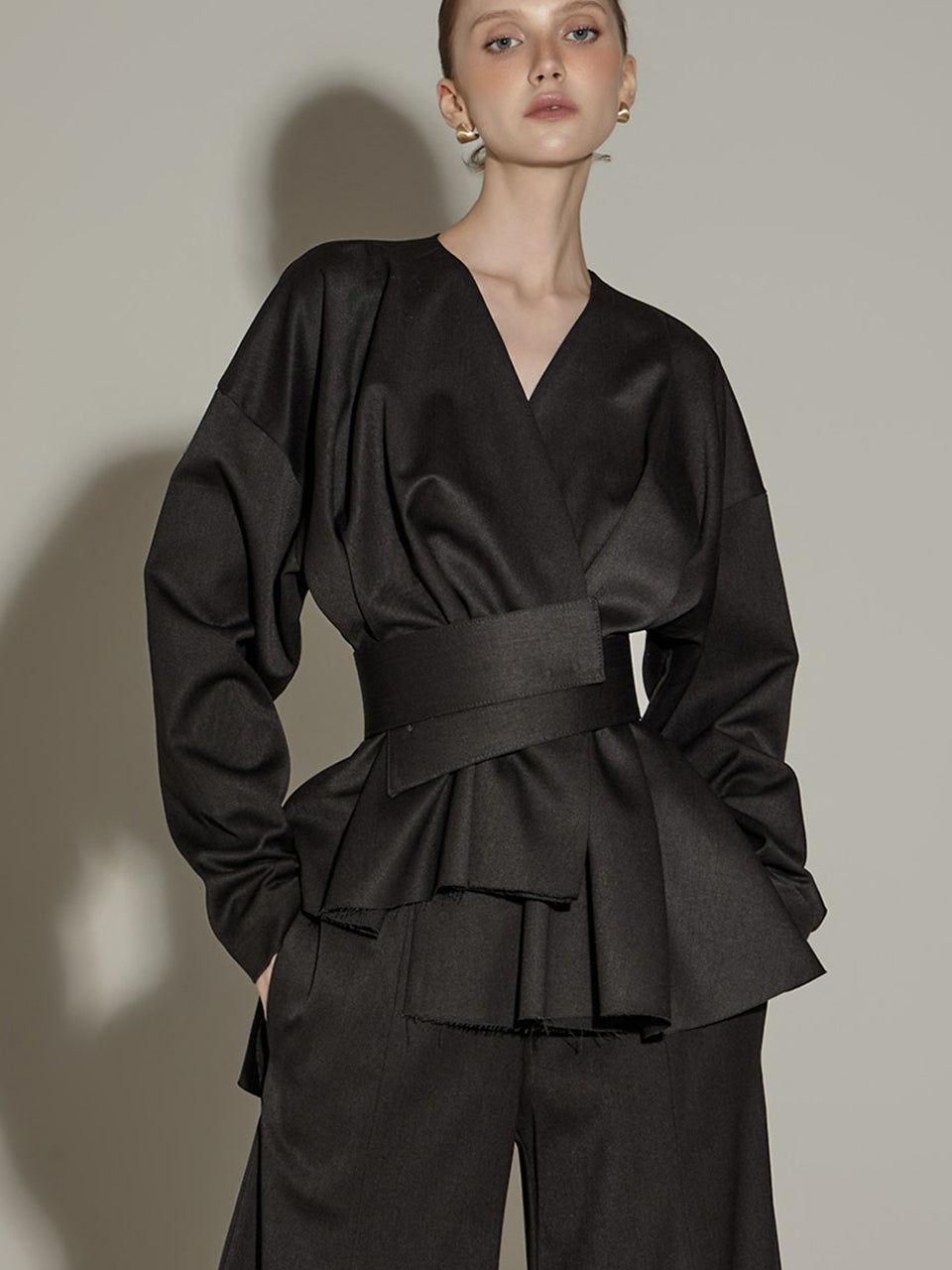 J9321 Jacket with Belt