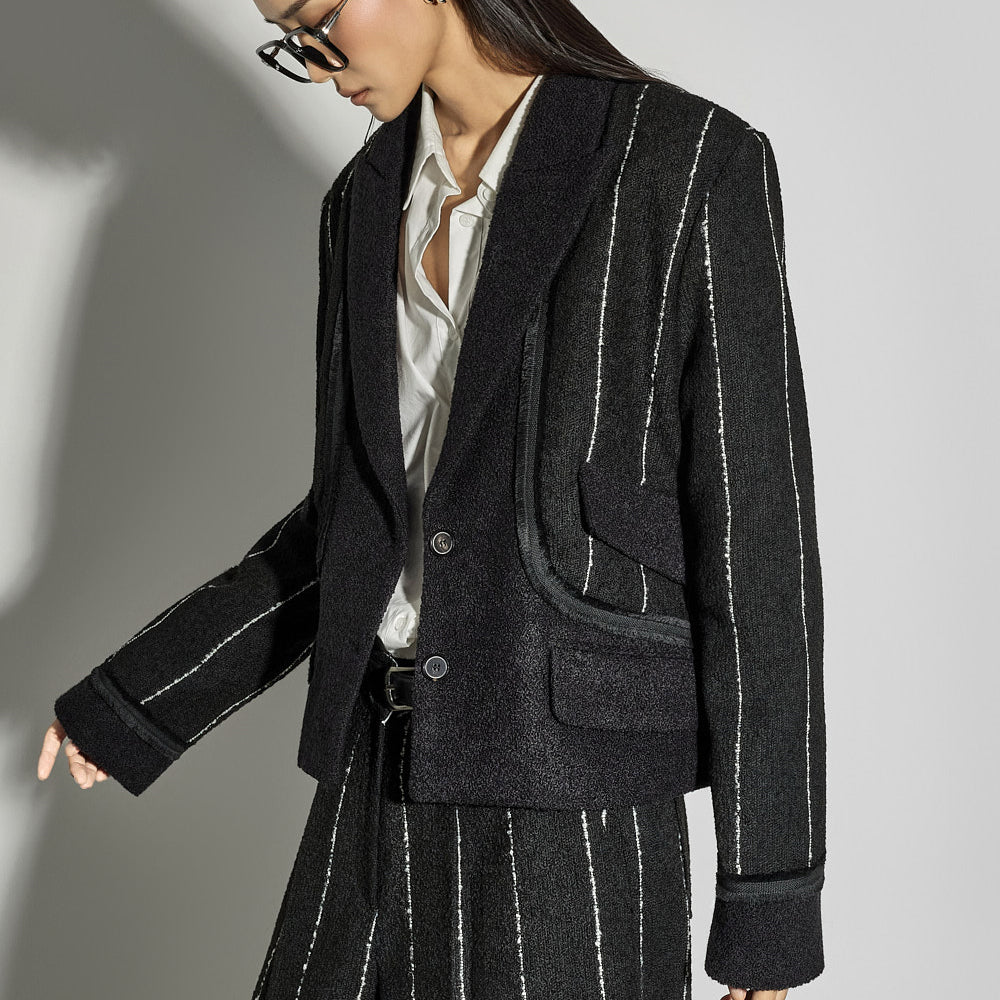 J9346 Striped Jacket