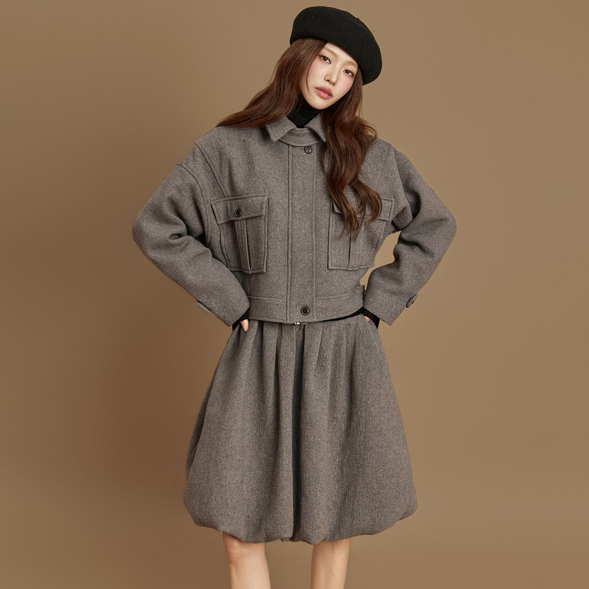 J9356 Wool Blouson Jacket