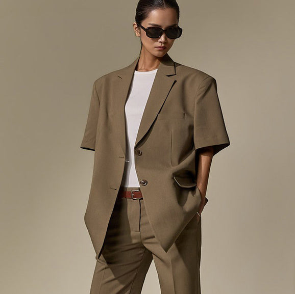 J9377 Two-Button Single Jacket