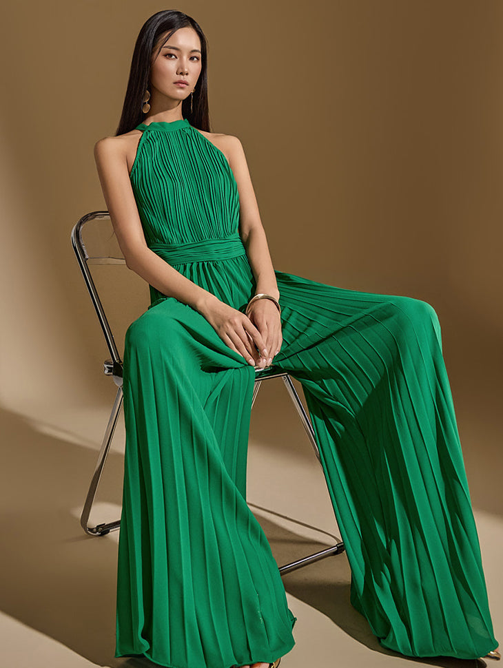 JS039 褶裥连体裤