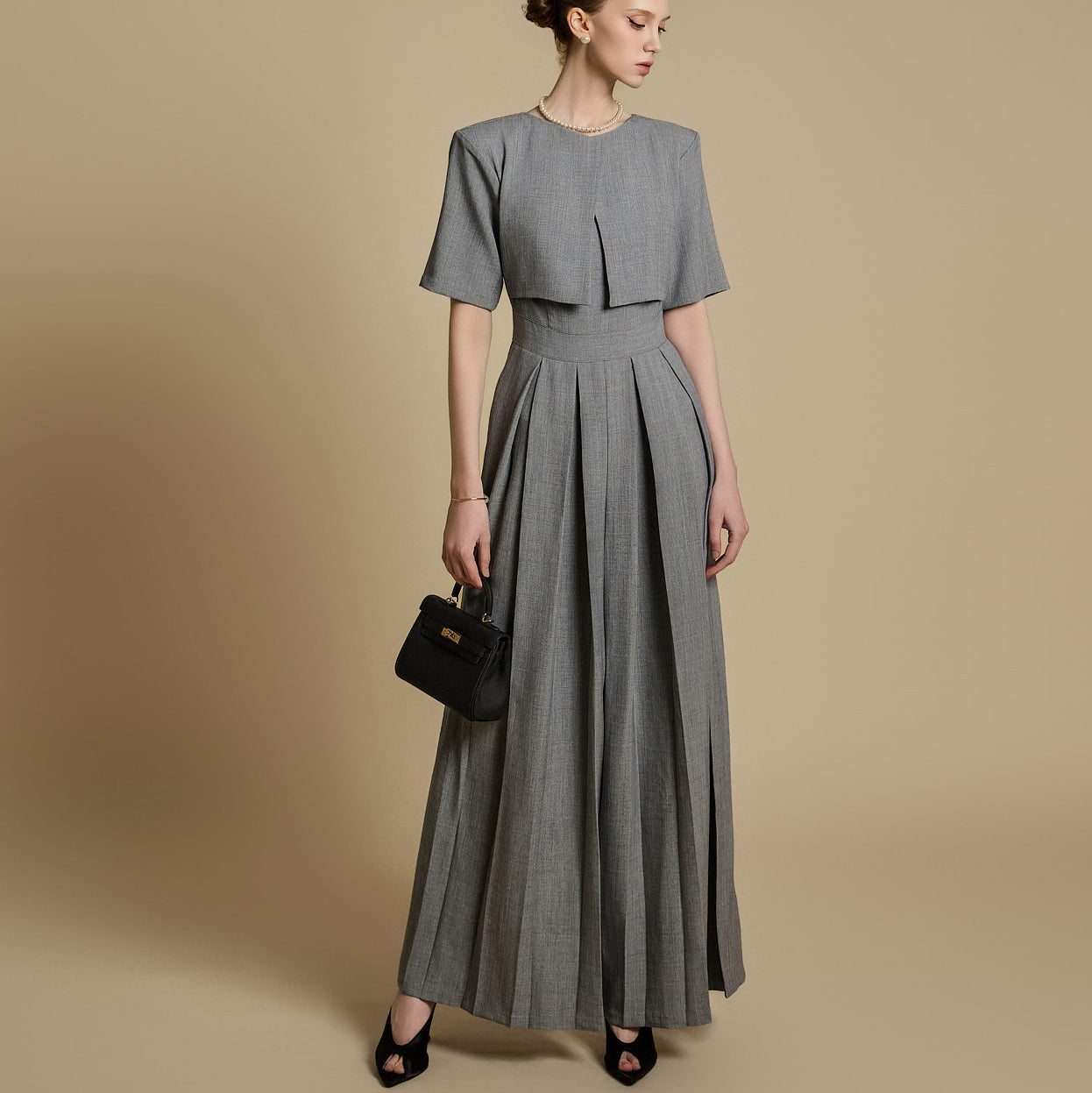 JS053 ボレロジャンプスーツ