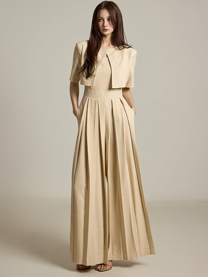 JS053 ボレロジャンプスーツ