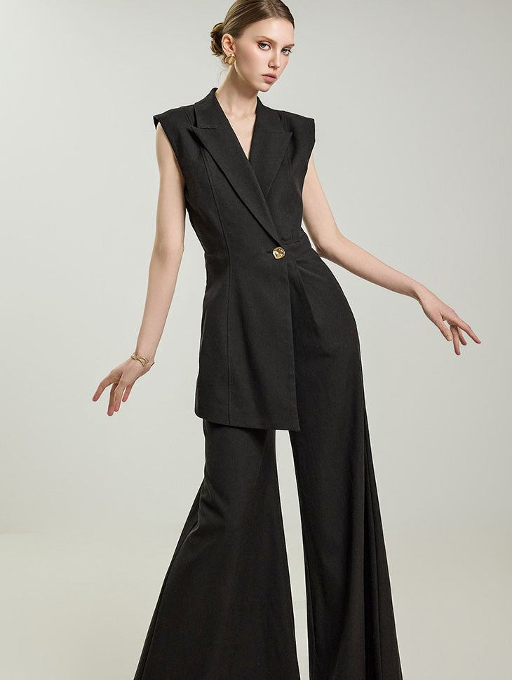 JS9023 Sleeveless Jump Suit