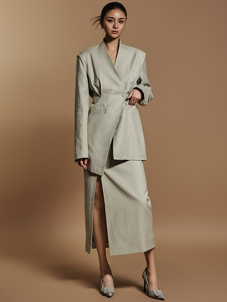 TP1998 夹克裙套装