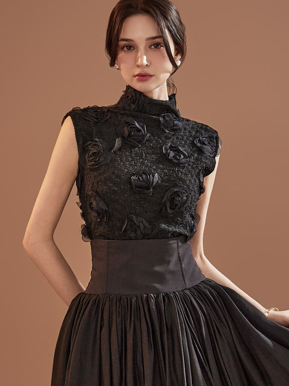 B2937 ローズブラウス