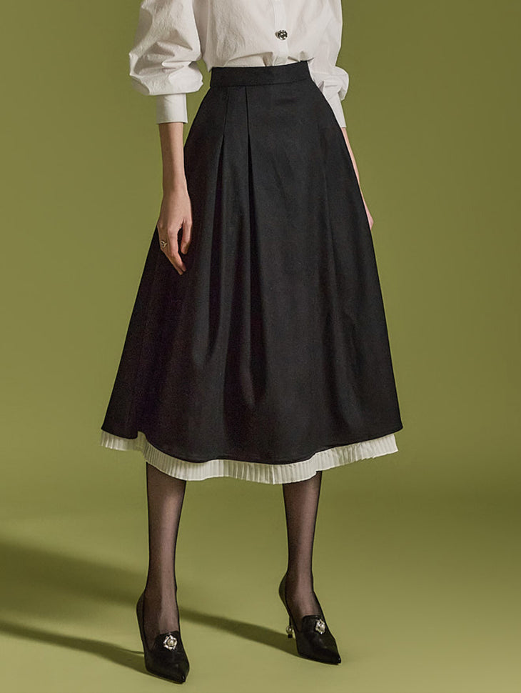 SK2891 カラーコントラストスカート