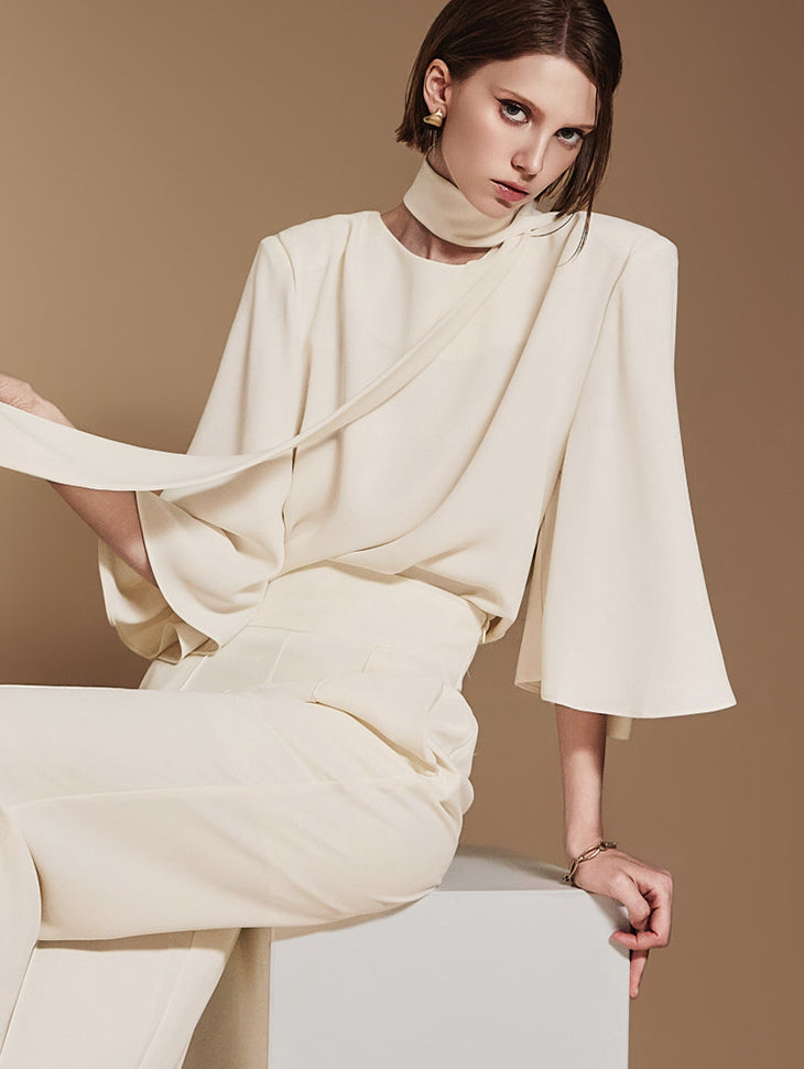 B3002 ストラップ付きブラウス