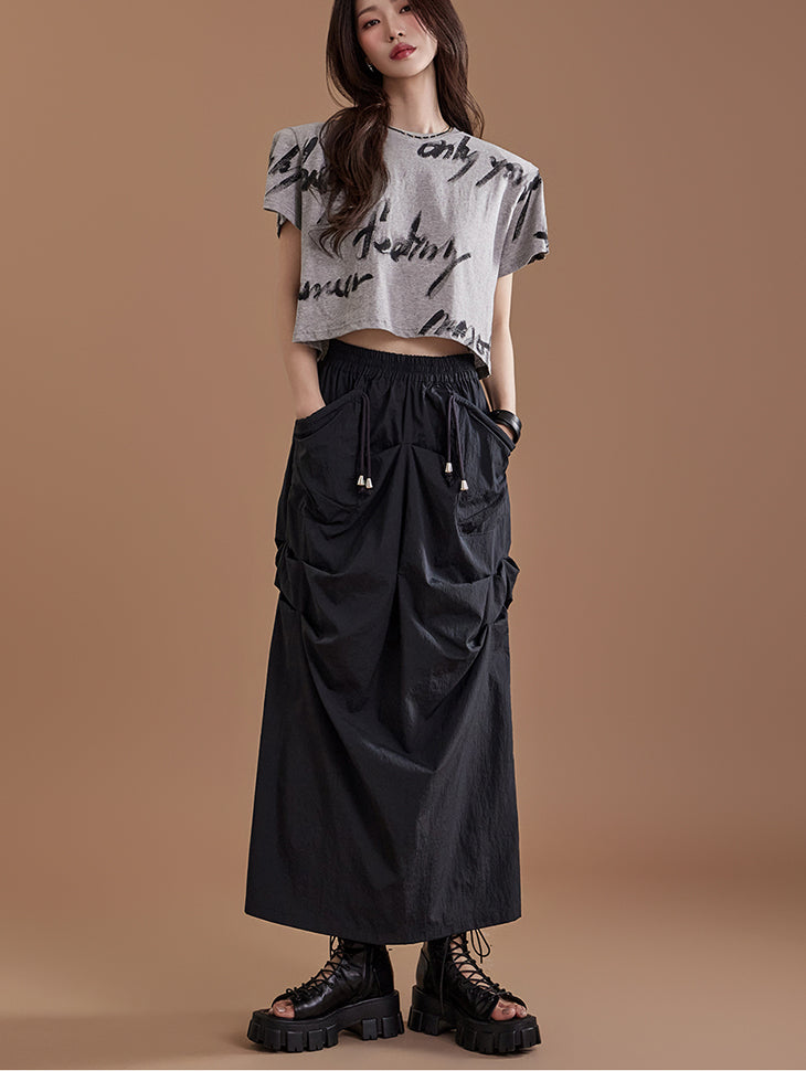 Y-3 Women's Nylon Skirt Black