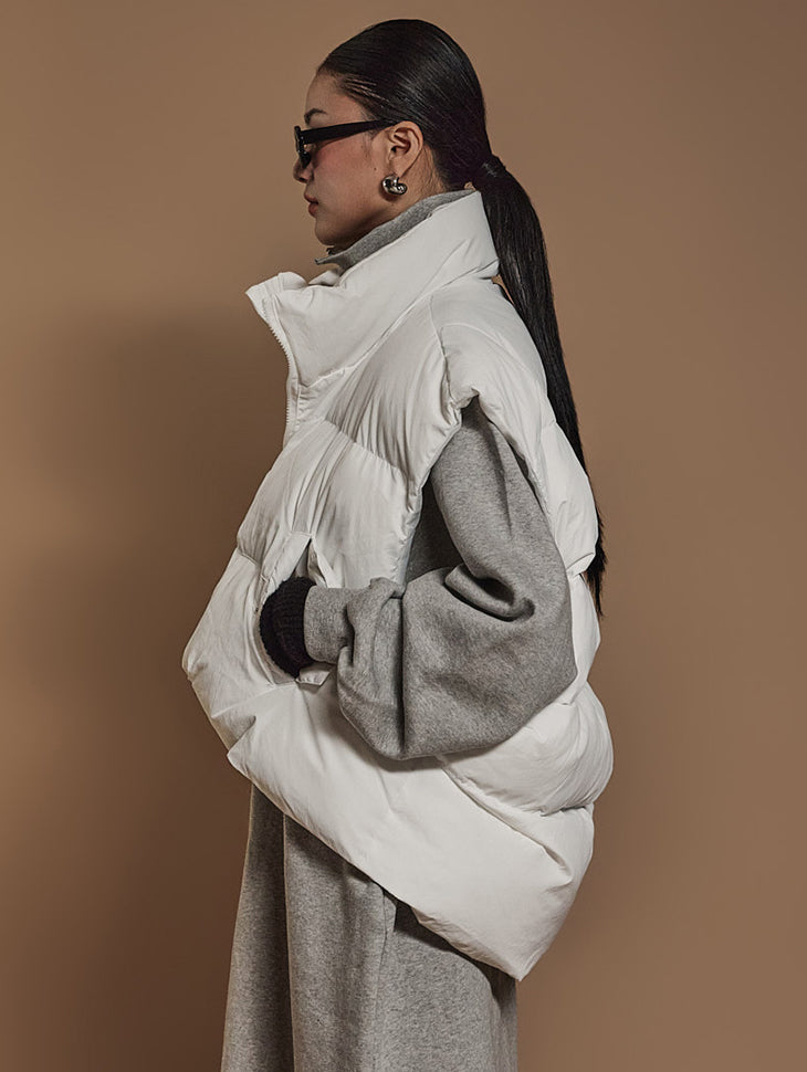 J2434 アシンメトリー パッド入りベスト