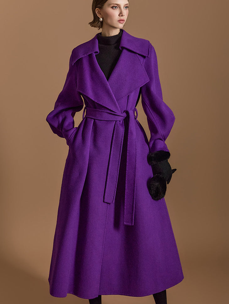 J2516 カシミアハンドメイドコート